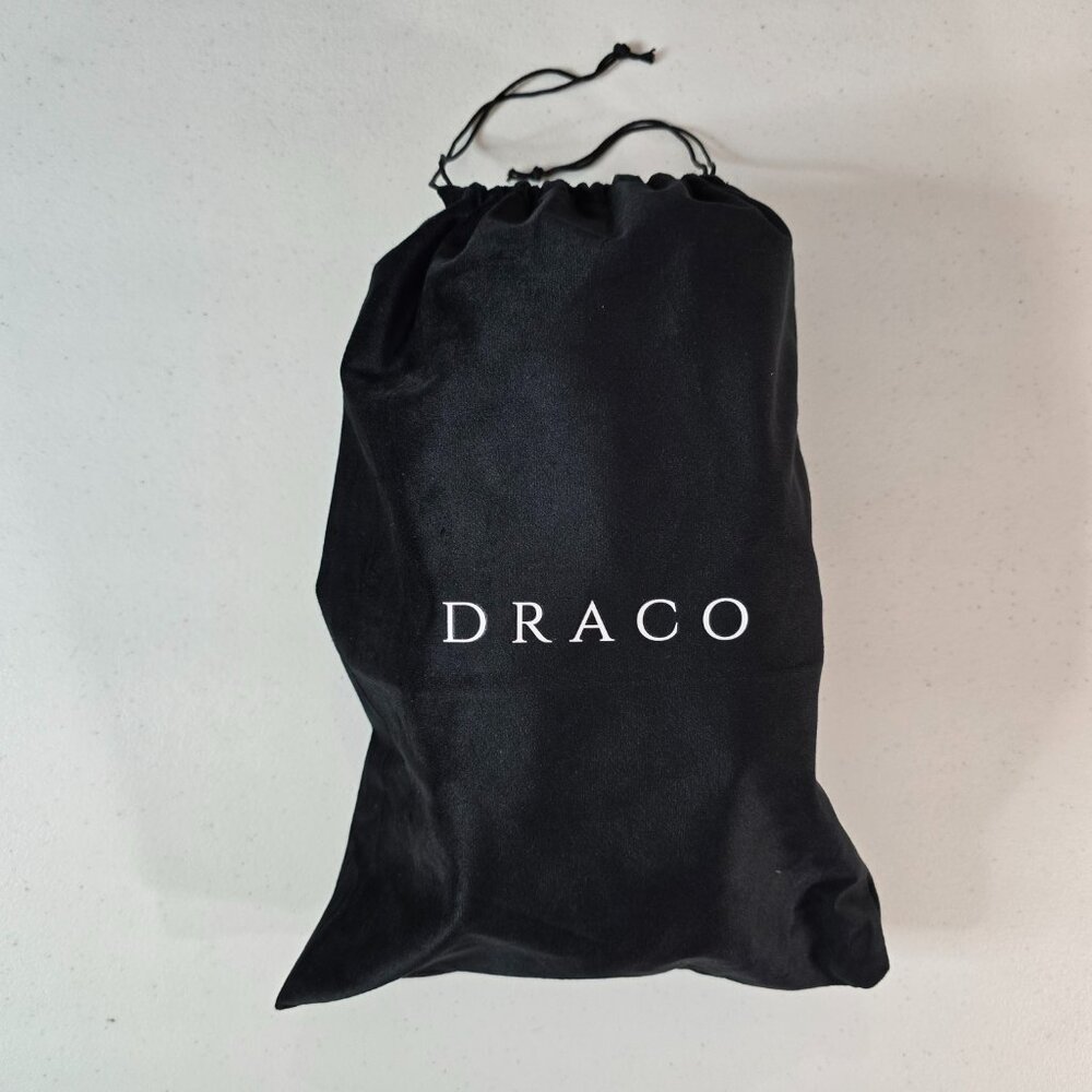 DRACO Slides Size 7-8 7.5 Men's Phantom Black Remastered Slide Sandals Shoes NEW - Picture 2 of 10